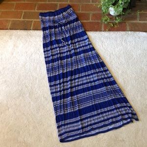 NWOT - Motherhood Maternity Strapless Maxi Dress